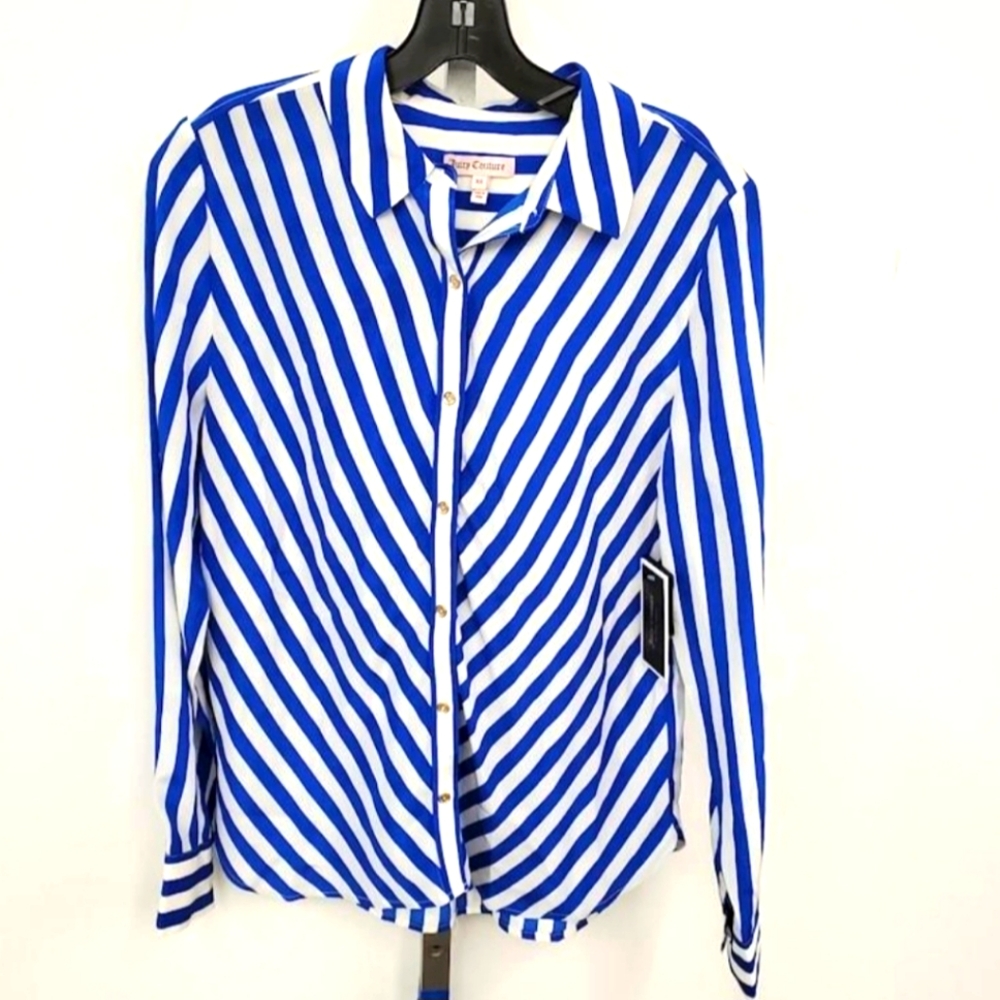 NWT 100% SILK Juicy Couture blouse